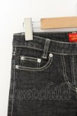 画像2: ヴィヴィアンウエストウッド 中古 / ステッチストレッチジーンズ デニムパンツ 1 ブラック  O-26-07-05-026-pa-YM-OS (2)