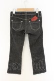 画像4: ヴィヴィアンウエストウッド 中古 / ステッチストレッチジーンズ デニムパンツ 1 ブラック  O-26-07-05-026-pa-YM-OS (4)