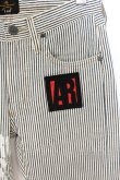 画像3: ヴィヴィアンウエストウッド Anglomania and Lee 中古 / AUTHENTIC JEAN（オーセンティック）デニムパンツ W24 ホワイトｘマルチ  O-26-07-05-027-pa-YM-OS (3)