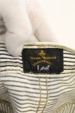 画像10: ヴィヴィアンウエストウッド Anglomania and Lee 中古 / AUTHENTIC JEAN（オーセンティック）デニムパンツ W24 ホワイトｘマルチ  O-26-07-05-027-pa-YM-OS (10)