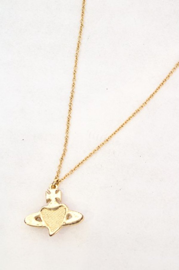 画像3: ヴィヴィアンウエストウッド 中古 / NEW DIAMANTE HEART ネックレス  ピンクＸゴールド  O-26-07-05-034-nl-YM-OS (3)