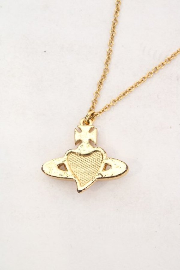 画像4: ヴィヴィアンウエストウッド 中古 / NEW DIAMANTE HEART ネックレス  ピンクＸゴールド  O-26-07-05-034-nl-YM-OS (4)