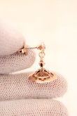 画像3: ヴィヴィアンウエストウッド 中古 / new petite orb piece　ピアス（ニュープチオーブピアス）  ピンク  O-26-07-05-035-er-YM-OS (3)