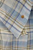 画像3: ヴィヴィアンウエストウッド 中古 / TARTAN DRUNKUN シャツ  サックス  O-26-07-05-005-bl-YM-OS (3)