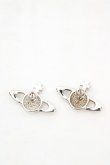 画像2: ヴィヴィアンウエストウッド 中古 / ミニバスレリーフピアス  シルバー  O-26-07-05-044-er-YM-OS (2)