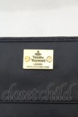 画像7: ヴィヴィアンウエストウッド 中古 / LOGO PRINT212（ロゴプリント）長財布  ブラックｘゴールド  O-26-07-05-056-gd-YM-OS (7)