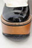 画像4: ヴィヴィアンウエストウッド 中古 / プラットホームベルトパンプスシューズ 38（24cm） ブラックｘブラウン  O-26-07-05-062-sh-YM-OS (4)