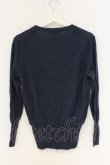 画像4: ヴィヴィアンウエストウッド 中古 / 単色オーブ刺繍カーディガン 2 ネイビー  O-26-07-05-007-to-YM-OS (4)