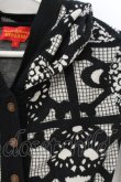 画像2: ヴィヴィアンウエストウッド 中古 / オーブスカルレースニットカーディガン 1 ブラックｘホワイト  O-26-07-05-068-to-YM-OS (2)