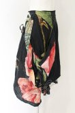 画像2: ANGLOMANIA 中古 / ローズグラディエーター変形スカート 38 ブラック  O-26-07-05-079-sk-YM-OS (2)