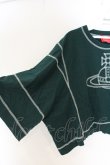 画像2: ヴィヴィアンウエストウッド 中古 / 60/2オーガニック天竺振リステッチオーブトップ 00 カーキ  O-26-07-05-015-to-YM-OS (2)