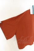 画像2: ヴィヴィアンウエストウッド 中古 / リメイクPOLOトップ オーブスター刺繍 00 ネイビーｘレンガ  O-26-07-05-016-to-YM-OS (2)