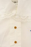 画像3: ヴィヴィアンウエストウッド 中古 / レースカラーブラウス 38 ホワイト  O-26-07-12-019-bl-YM-OS (3)