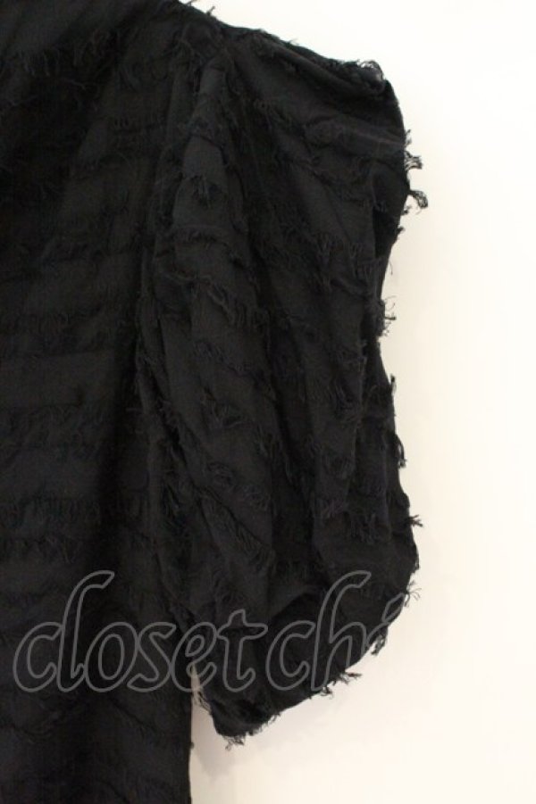 画像3: ヴィヴィアンウエストウッド 中古 / フリンジシャツ 02 ブラック  O-26-07-12-021-bl-YM-OS (3)