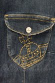 画像3: ヴィヴィアンウエストウッド Anglomania and Lee 中古 / RIDER BLOUSE（ライダー）デニムシャツ M インディゴ  O-26-07-12-023-bl-YM-OS (3)