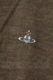 画像2: ヴィヴィアンウエストウッド 中古 / 単色オーブ刺繍ロングカーディガン M ブラウン  O-26-07-12-003-to-YM-OS (2)