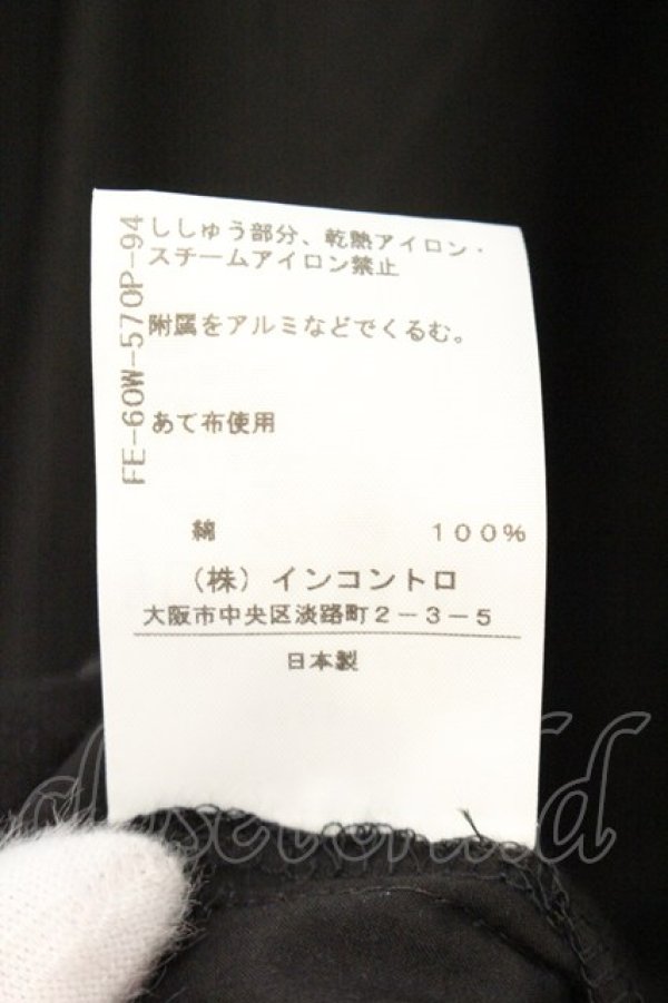 画像7: ANGLOMANIA 中古 / カットラス刺繍スクエアシャツワンピース 38 ブラック  O-26-07-12-024-op-YM-OS (7)