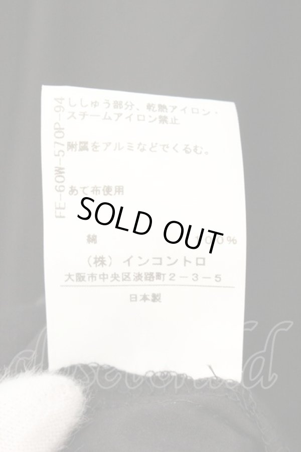 画像7: ANGLOMANIA 中古 / カットラス刺繍スクエアシャツワンピース 38 ブラック  O-26-07-12-024-op-YM-OS (7)