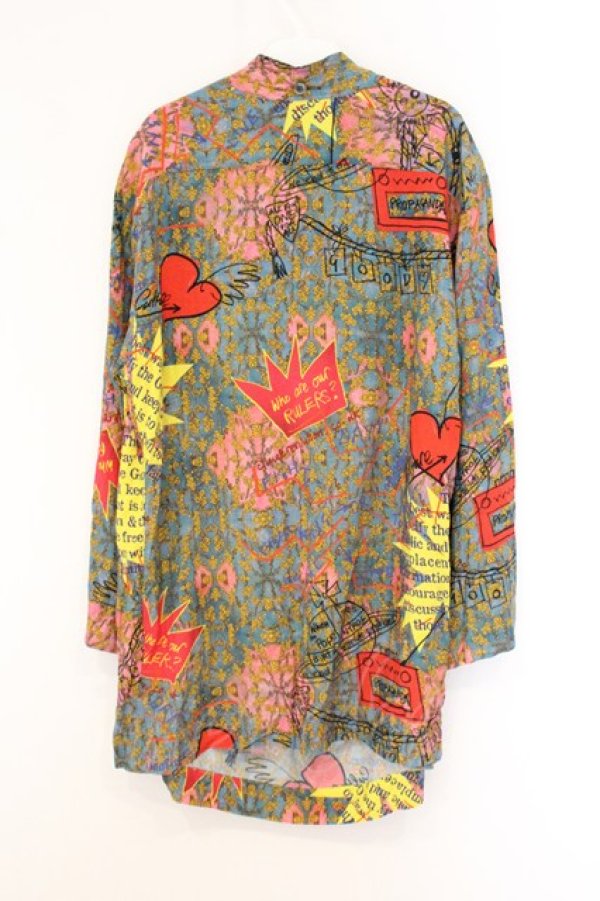 画像4: ヴィヴィアンウエストウッド 中古 / GARRET DRESS（ギャレットドレス） 40 （ティーガーデン）マルチ  O-26-07-12-025-op-YM-OS (4)