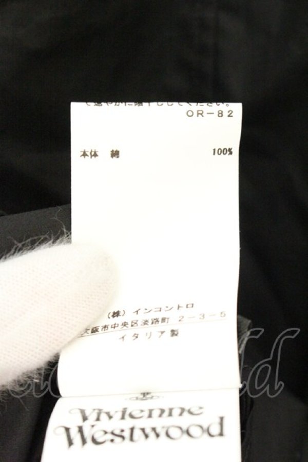 画像6: ヴィヴィアンウエストウッド 中古 / サークルシャツ 38 ブラック  O-26-07-12-032-bl-YM-OS (6)