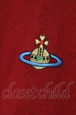 画像2: ヴィヴィアンウエストウッド 中古 / カラーオーブ刺繍カーディガン M レッド  O-26-07-12-001-to-YM-OS (2)
