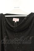 画像2: ヴィヴィアンウエストウッド 中古 / カッティングオーブ総柄ニットTシャツ 2 ブラック  O-26-07-12-037-ts-YM-OS (2)