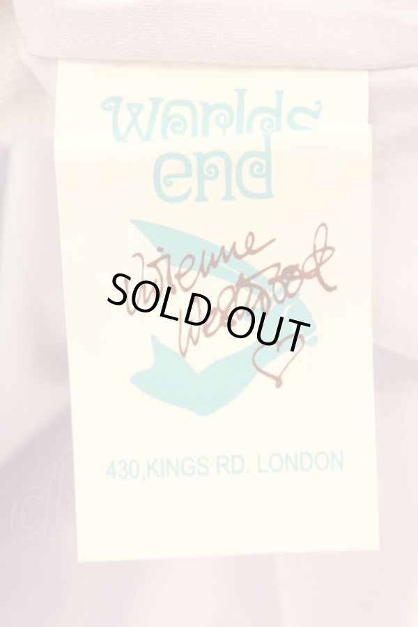 画像5: Worlds End 中古 / DESTROY プリントTシャツ  ラベンダー  O-26-07-12-040-ts-YM-ZH (5)