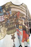 画像2: ANGLOMANIA 中古 / アップサイドダウンBIGTシャツ 38 ブラックｘマルチ  O-26-07-12-042-to-YM-OS (2)