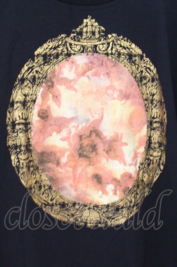 画像2: ヴィヴィアンウエストウッド MAN 中古 / ケラブフレーム半袖Tシャツ S ネイビー  O-26-07-12-043-ts-YM-OS (2)
