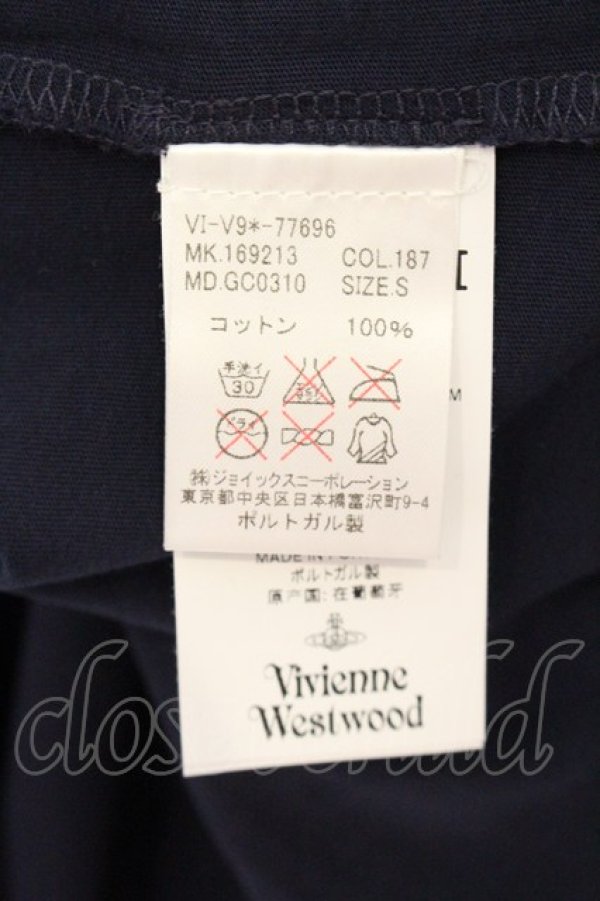 画像7: ヴィヴィアンウエストウッド MAN 中古 / ケラブフレーム半袖Tシャツ S ネイビー  O-26-07-12-043-ts-YM-OS (7)