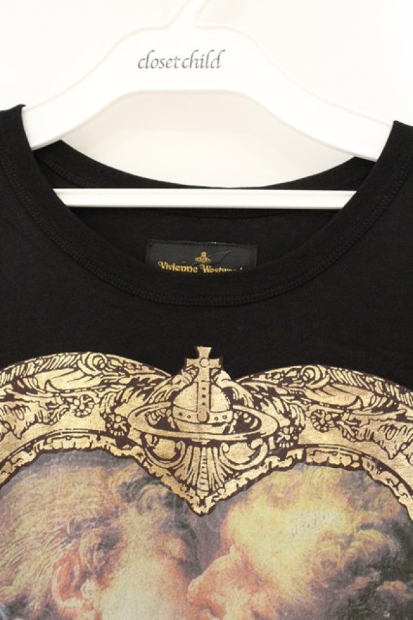 画像3: ANGLOMANIA 中古 / キッシングTシャツ L ブラック  O-26-07-12-045-ts-YM-OS (3)