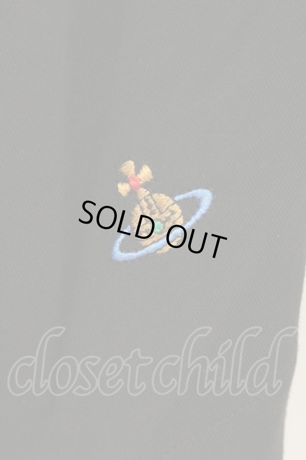画像3: ヴィヴィアンウエストウッド 中古 / CAT BOSSCHAERT スクエアTシャツ S ブラックｘマルチ  O-26-07-12-047-to-YM-OS (3)