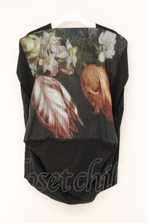 画像4: ヴィヴィアンウエストウッド 中古 / CAT BOSSCHAERT スクエアTシャツ S ブラックｘマルチ  O-26-07-12-047-to-YM-OS (4)