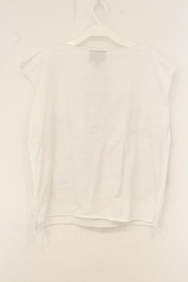 画像4: ヴィヴィアンウエストウッド 中古 / FASHION　VANITY スクエアTシャツ OS ホワイトｘレッド  O-26-07-12-051-ts-YM-OS (4)
