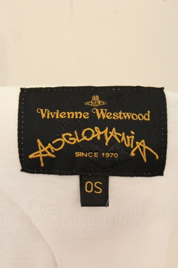 画像5: ヴィヴィアンウエストウッド 中古 / FASHION　VANITY スクエアTシャツ OS ホワイトｘレッド  O-26-07-12-051-ts-YM-OS (5)