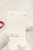画像6: ヴィヴィアンウエストウッド 中古 / FASHION　VANITY スクエアTシャツ OS ホワイトｘレッド  O-26-07-12-051-ts-YM-OS (6)