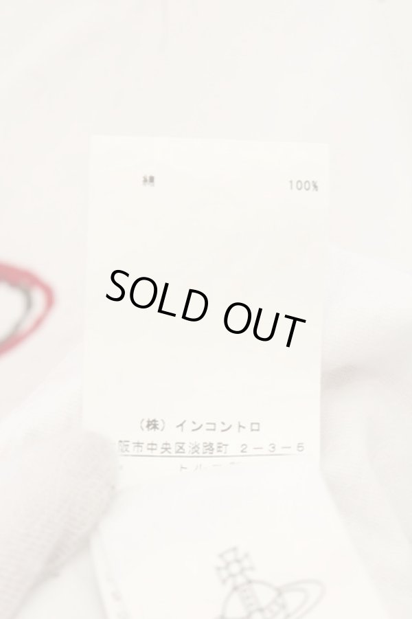 画像6: ヴィヴィアンウエストウッド 中古 / FASHION　VANITY スクエアTシャツ OS ホワイトｘレッド  O-26-07-12-051-ts-YM-OS (6)