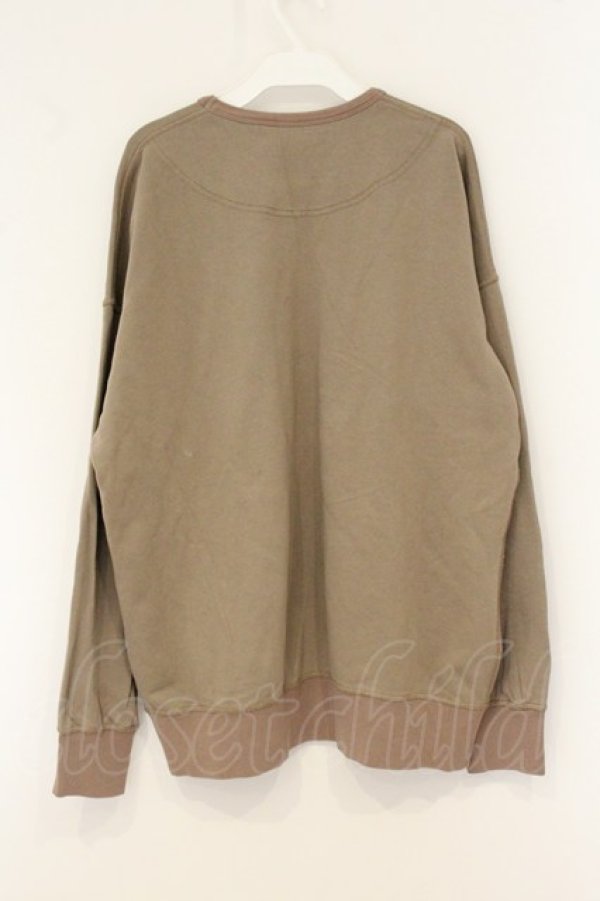 画像4: ANGLOMANIA 中古 / HERCULES KISS GUSSETスウェット XS ライトブラウン  O-26-07-12-053-to-YM-OS (4)