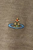 画像2: ヴィヴィアンウエストウッド 中古 / カラーオーブ刺繍ロングカーディガン M ライトブラウン  O-26-07-12-006-to-YM-OS (2)