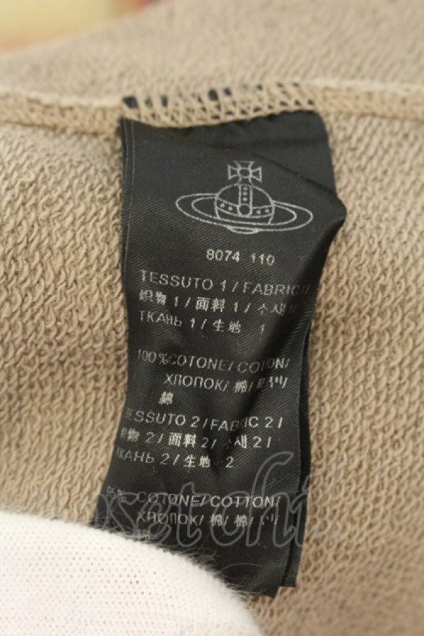 画像7: ANGLOMANIA 中古 / HERCULES KISS GUSSETスウェット XS ライトブラウン  O-26-07-12-053-to-YM-OS (7)