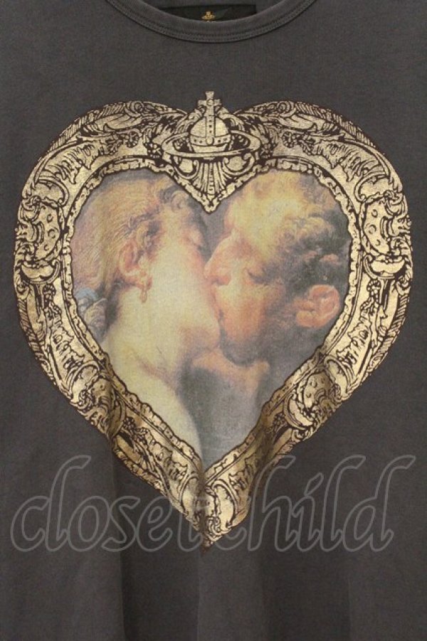 画像2: ANGLOMANIA 中古 / HERCULES KISS GUSSETスウェット XS チャコール  O-26-07-12-055-to-YM-OS (2)