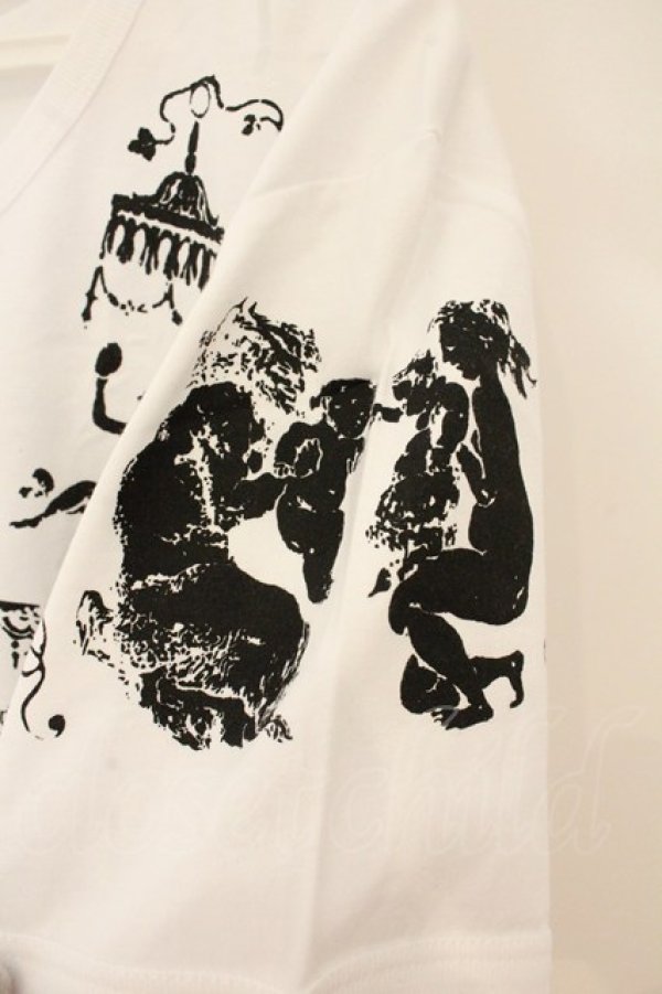 画像3: ANGLOMANIA 中古 / Bpule Tシャツ L ホワイト  O-26-07-12-058-ts-YM-OS (3)