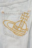 画像4: ヴィヴィアンウエストウッド 中古 / カットポケットストレートデニムパンツ 2 ライトインディゴ  O-26-07-12-062-pa-YM-OS (4)
