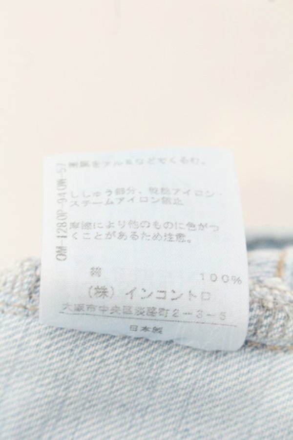 画像6: ヴィヴィアンウエストウッド 中古 / カットポケットストレートデニムパンツ 2 ライトインディゴ  O-26-07-12-062-pa-YM-OS (6)