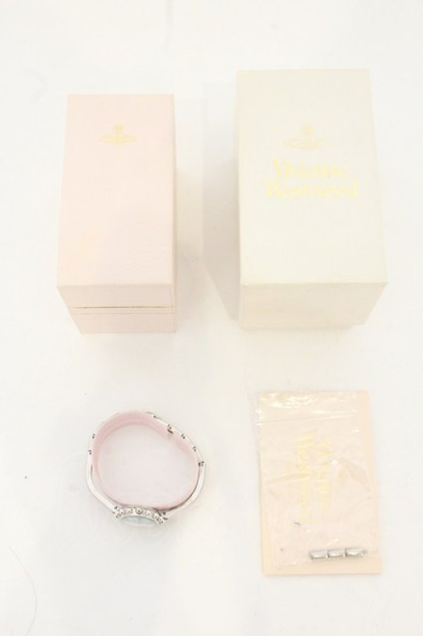 画像7: ヴィヴィアンウエストウッド 中古 / ミルククラウンウォッチ  シルバーｘブルー  O-26-07-12-080-ac-YM-OS (7)
