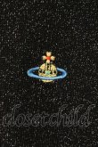 画像2: ヴィヴィアンウエストウッド 中古 / カラーオーブ刺繍グリッターニットカーディガン M ブラック  O-26-07-12-009-to-YM-OS (2)
