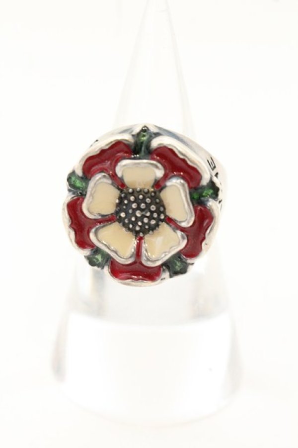 画像2: ヴィヴィアンウエストウッド 中古 / 【12年 復刻】TUDOR ROSE リング M(約15号) シルバー  O-26-07-12-087-ac-YM-OS (2)