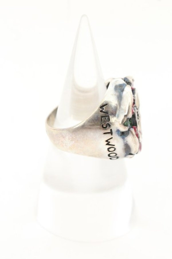 画像4: ヴィヴィアンウエストウッド 中古 / 【12年 復刻】TUDOR ROSE リング M(約15号) シルバー  O-26-07-12-087-ac-YM-OS (4)