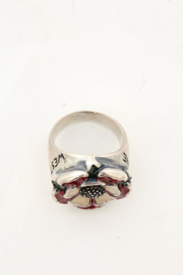 画像5: ヴィヴィアンウエストウッド 中古 / 【12年 復刻】TUDOR ROSE リング M(約15号) シルバー  O-26-07-12-087-ac-YM-OS (5)