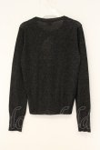 画像4: ヴィヴィアンウエストウッド 中古 / カラーオーブ刺繍グリッターニットカーディガン M ブラック  O-26-07-12-009-to-YM-OS (4)